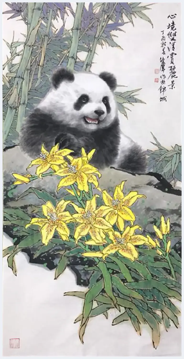 “党旗飘飘”迎七一：任伟国画艺术 | 美术教学