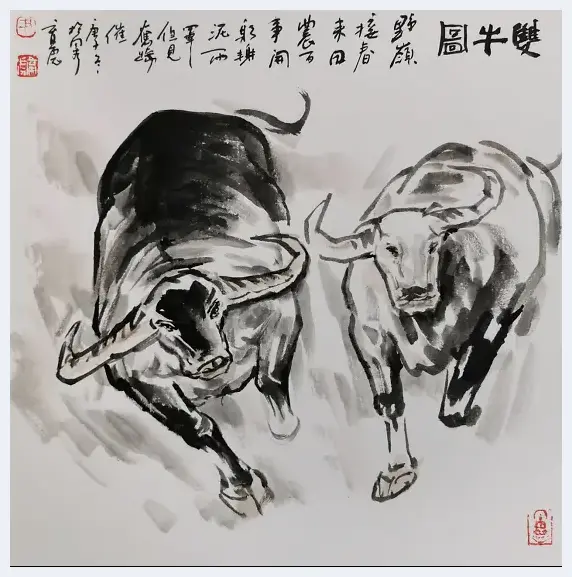 牛年牛画：当代画家尹育虎作品赏析 | 美术教学