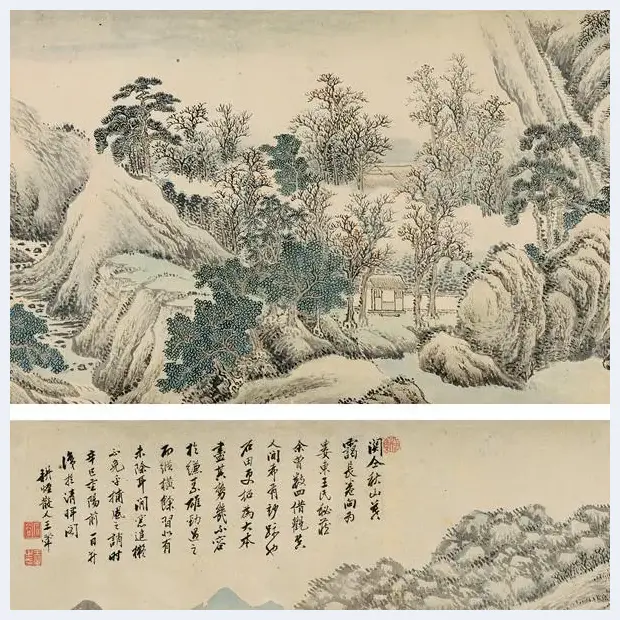 王翚《虞山山水卷》山水画鉴赏 | 艺术百科