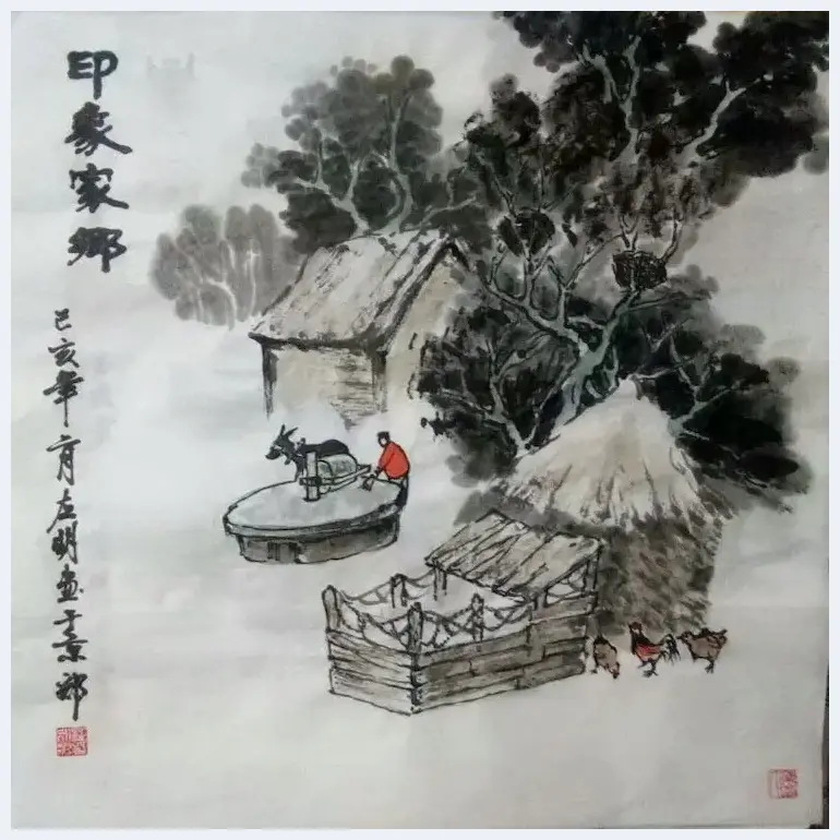 潘永彬的山水乡情画欣赏 | 美术知识