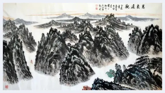 王鸿雁山水画品赏 ——云游山水间 | 美术评论