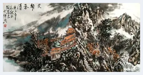 名家经典：方坤山水画作品欣赏 | 艺术科普