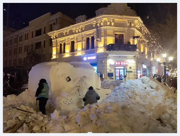 时光里丨哈尔滨雕雪人 | 美术品报道