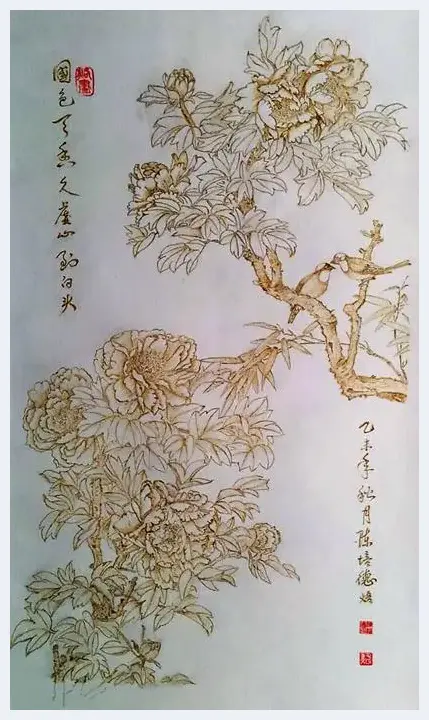 陈培德烙画欣赏 | 艺术品报道