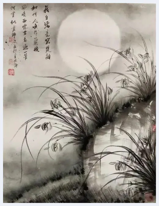 兰花才子——著名画家金晓海先生的兰花作品 | 美术理论