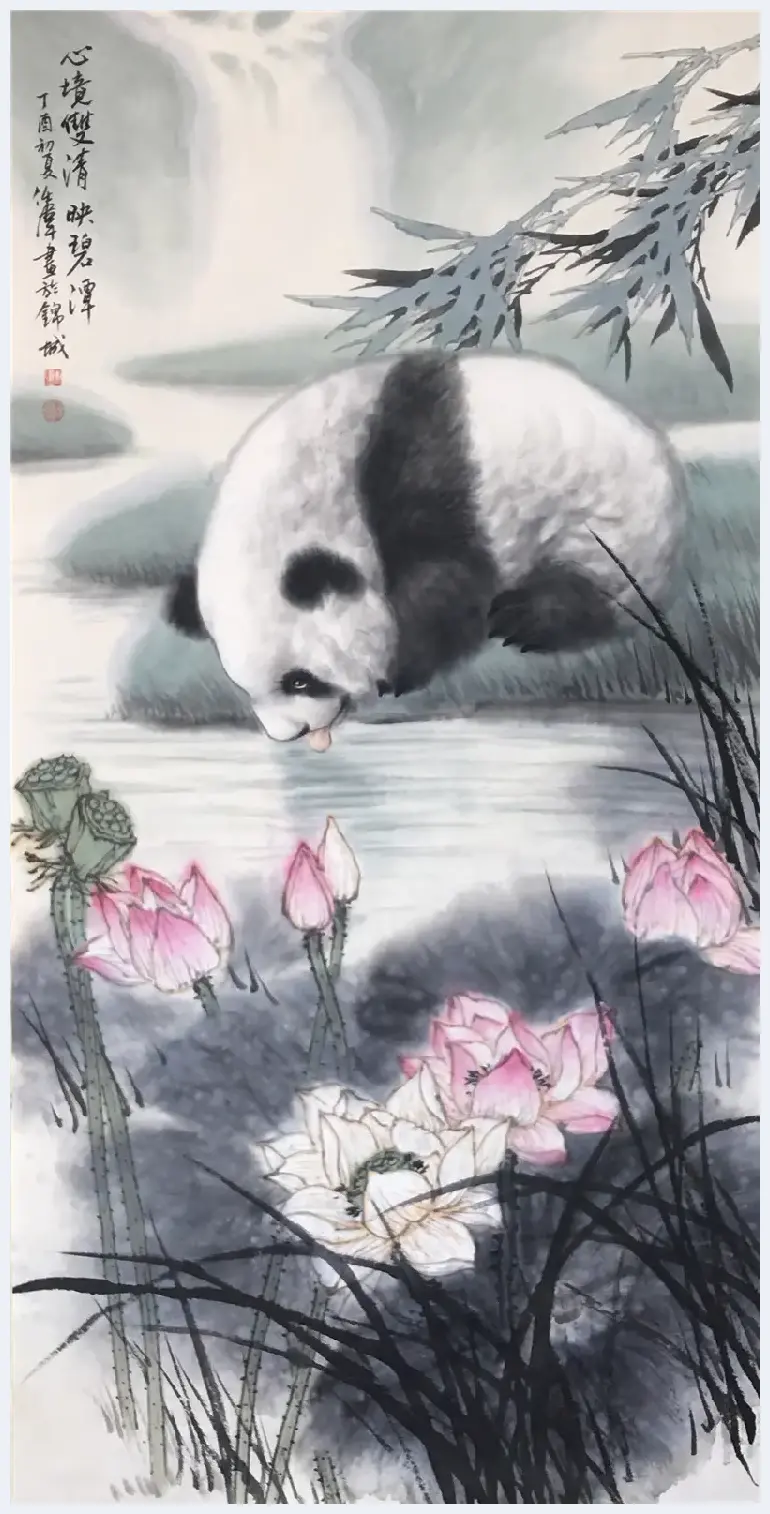 “党旗飘飘”迎七一：任伟国画艺术 | 美术教学