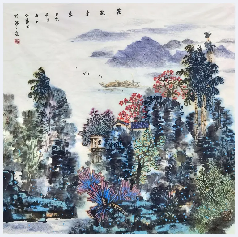 玉兔迎春 丹青贺岁——中国画名家阮江华作品赏析(组图) | 美术百科