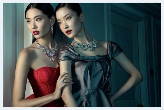 中国模特演绎：梵克雅宝VAN CLEEF & ARPELS 2014春夏系列珠宝时尚大片 | 玉器作品