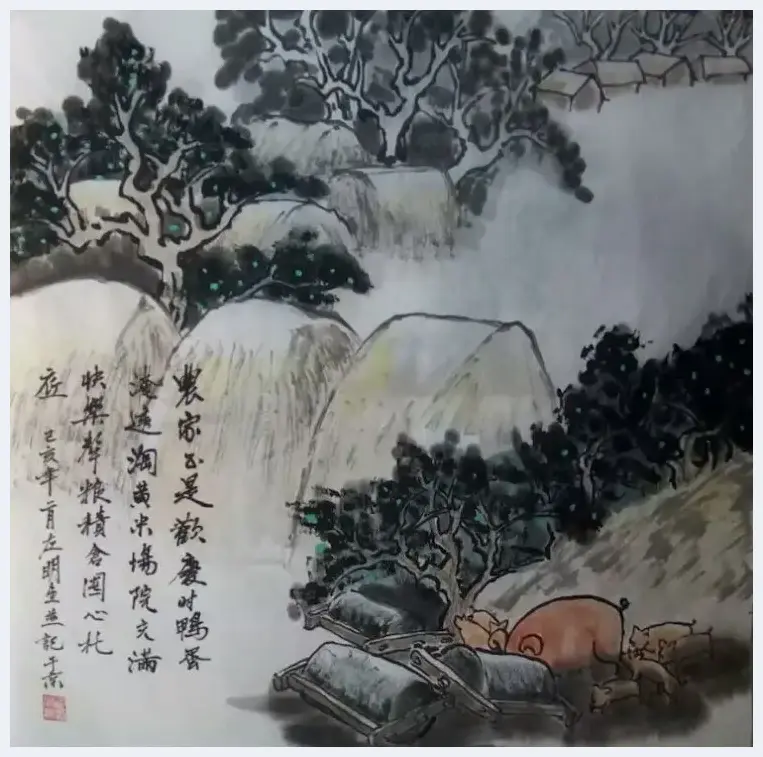 潘永彬的山水乡情画欣赏 | 美术知识