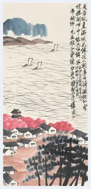 齐白石作《芙蓉阁仙家》国画鉴赏 | 美术评论