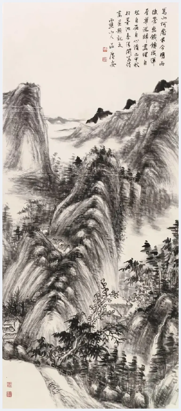 岭南国画百家之区广安作品赏 | 美术观点