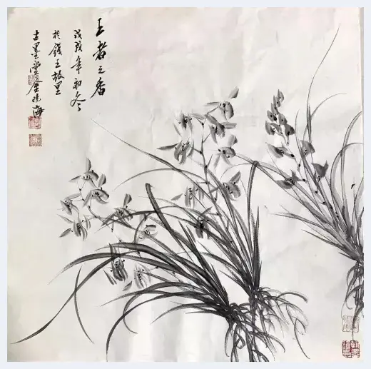 兰花才子——著名画家金晓海先生的兰花作品 | 美术理论