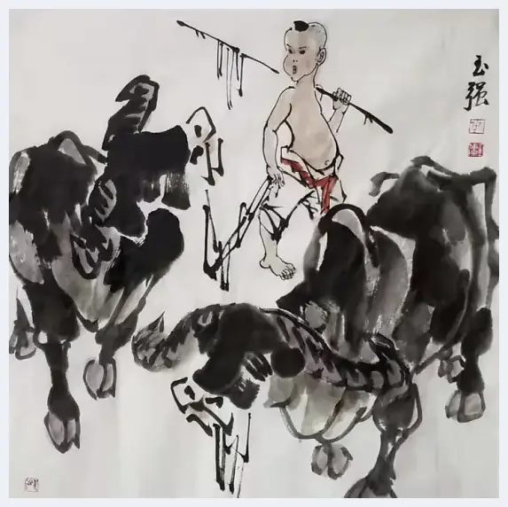 “金牛奋蹄开锦绣”——著名画家高玉强画牛喜迎新春 | 美术文摘