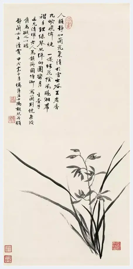 从历代画兰名家到当代兰花才子——金晓海 | 美术观点