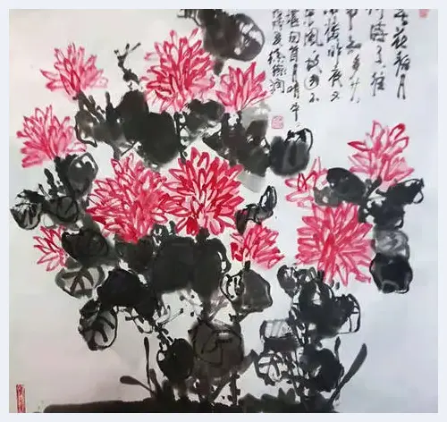 画家徐德润花卉作品赏析 | 美术教学