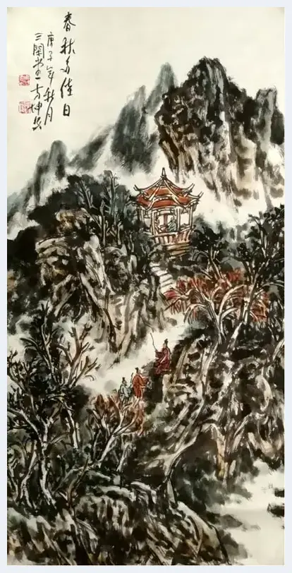 名家经典：方坤山水画作品欣赏 | 艺术科普