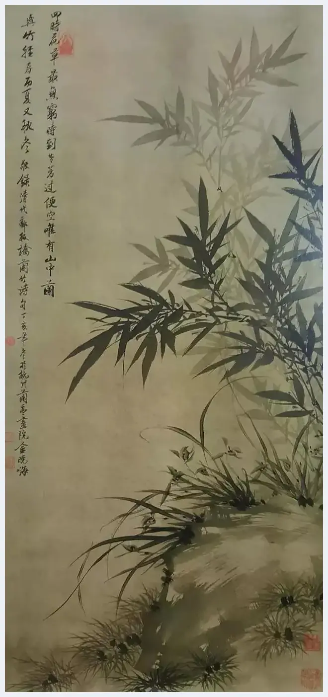 当代著名画家金晓海笔下的竹，千姿百态，禅意十足 | 艺术科普