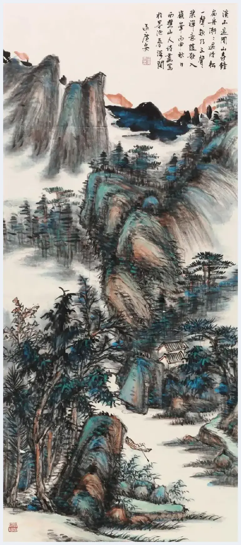 岭南国画百家之区广安作品赏 | 美术观点