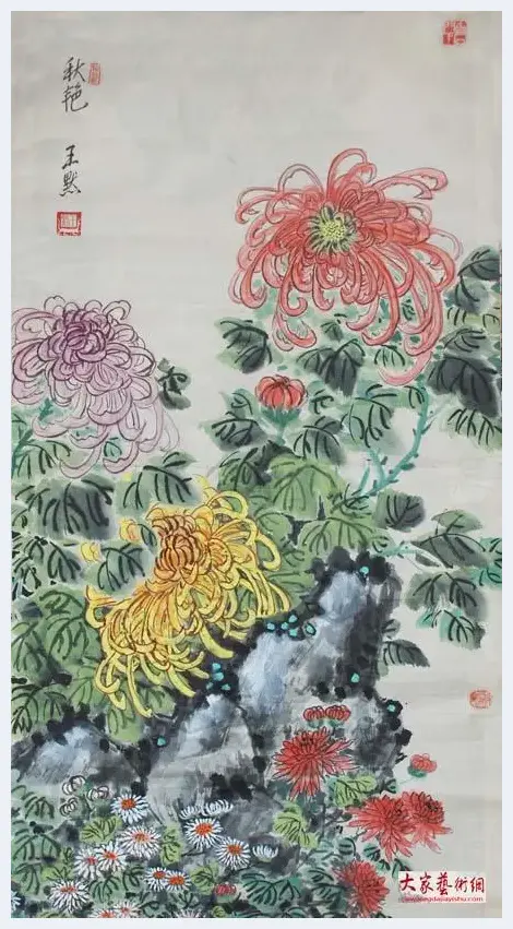 九月花神 意在菊：王默菊花小品欣赏 | 美术观点