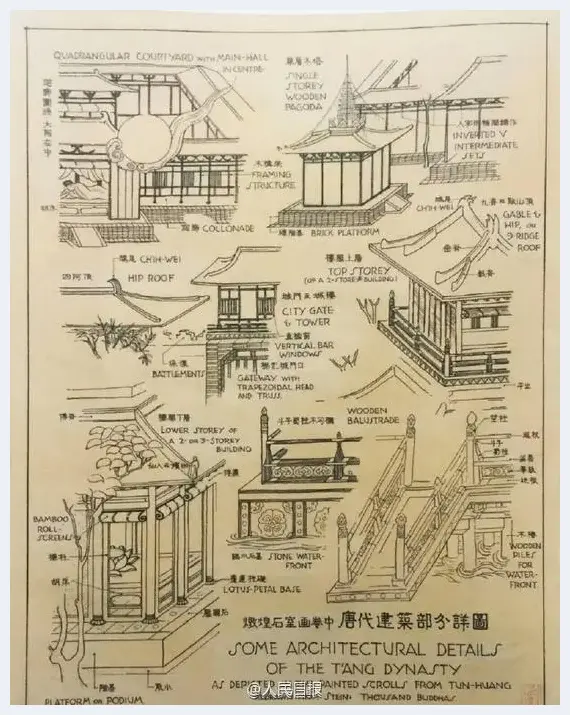 梁思成建筑手稿 每一张都是艺术品 | 艺术品报道