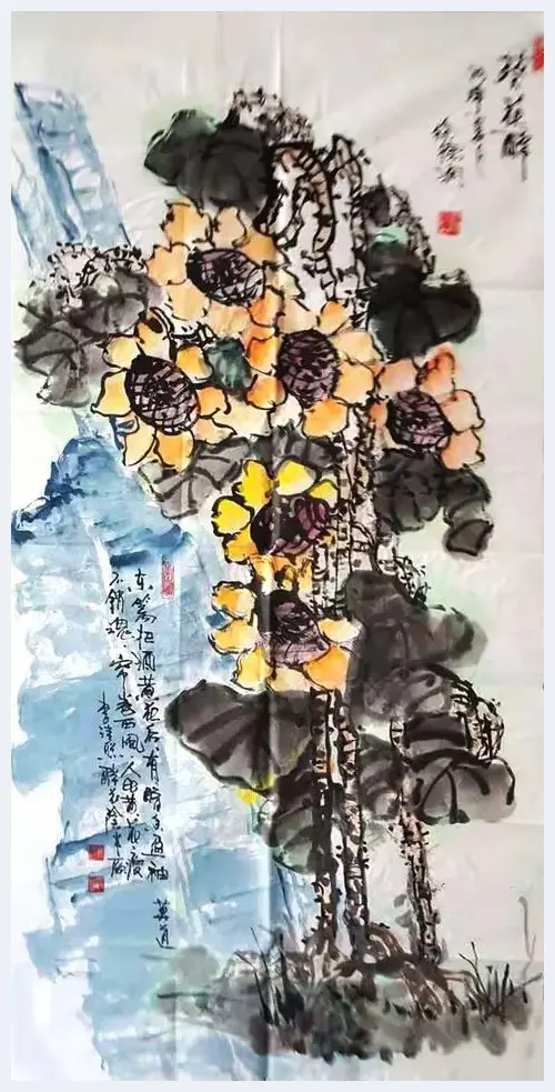 画家徐德润花卉作品赏析 | 美术教学