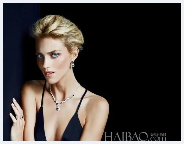 超模安雅·卢比可 (Anja Rubik) 演绎波兰珠宝品牌Apart Diamond 2014春夏珠宝广告大片！ | 玉器图片