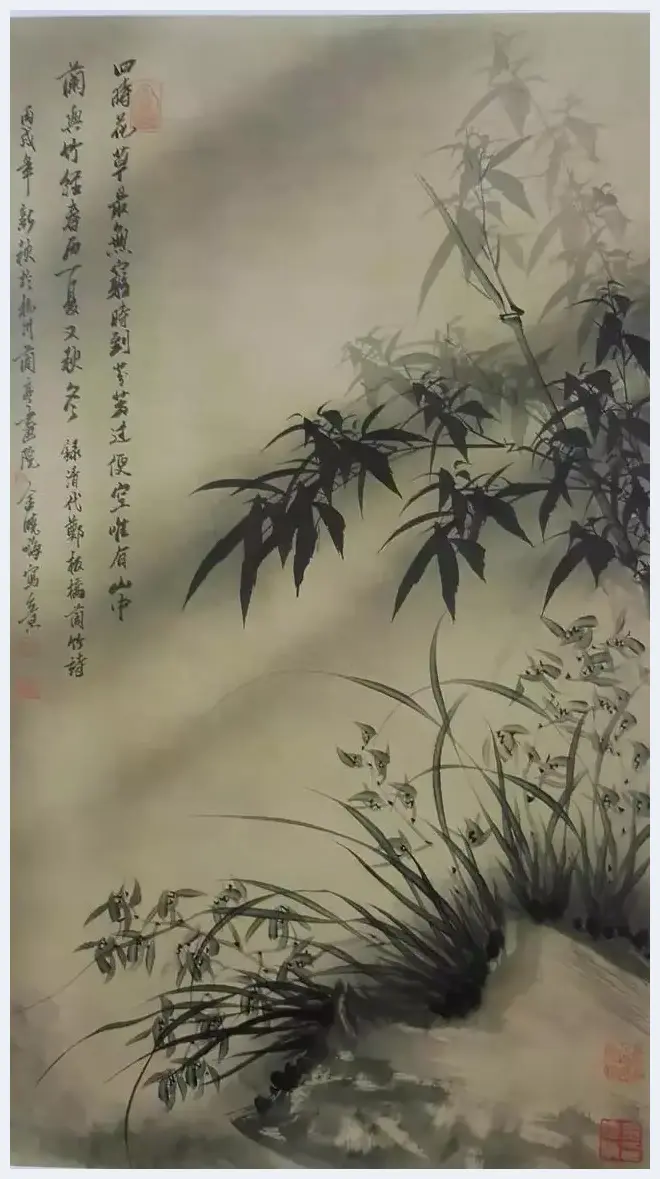 当代著名画家金晓海笔下的竹，千姿百态，禅意十足 | 艺术科普