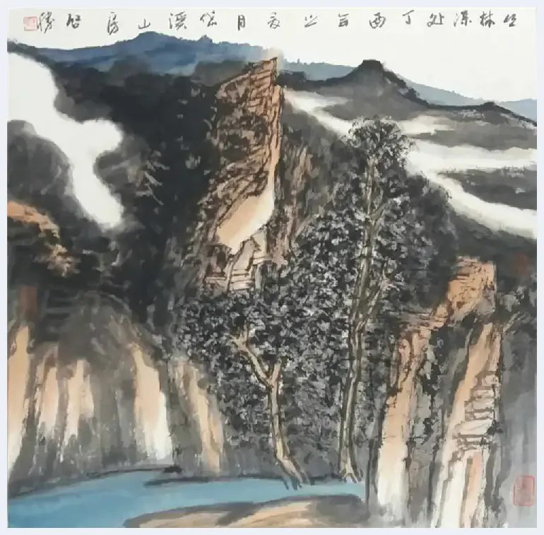 王启胜山水画小品 | 美术资料