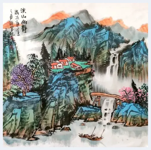 当代著名山水画家马治富作品欣赏 | 美术教学