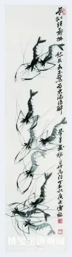 “奇人”画家用左右手拿4笔同时画 群虾瞬间跃纸上 | 美术品资讯