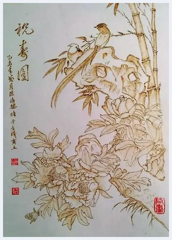 陈培德烙画欣赏 | 艺术品报道