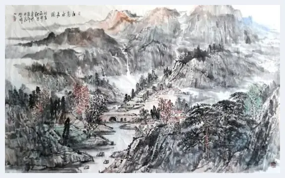 东岳脚下必巍峨——谈樊峰和他的山水画 | 艺术杂谈