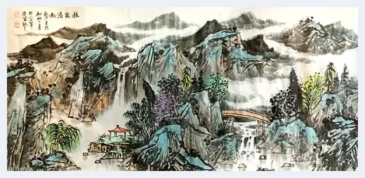 当代著名山水画家马治富作品欣赏 | 美术教学