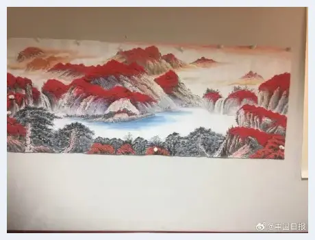 61岁保安9年手绘千余幅山水画 | 艺术品杂谈