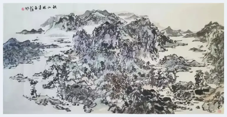 苍浑秀骨，隽朗神发：读张文新的山水作品 | 美术评论