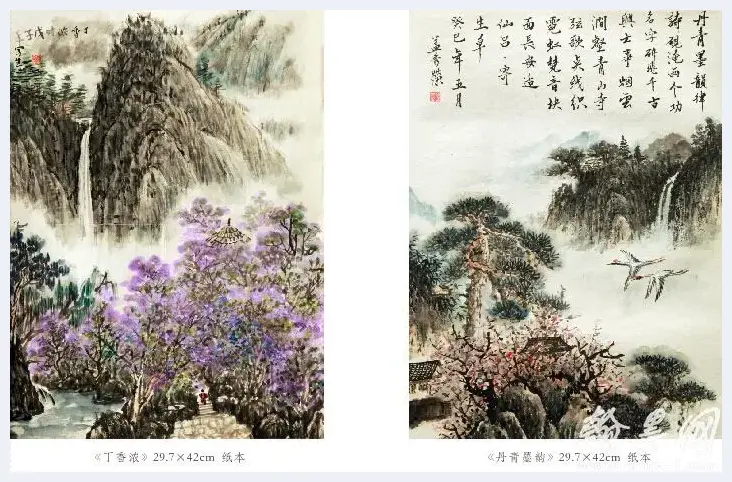 盖秀荣国画作品赏析 | 美术百科