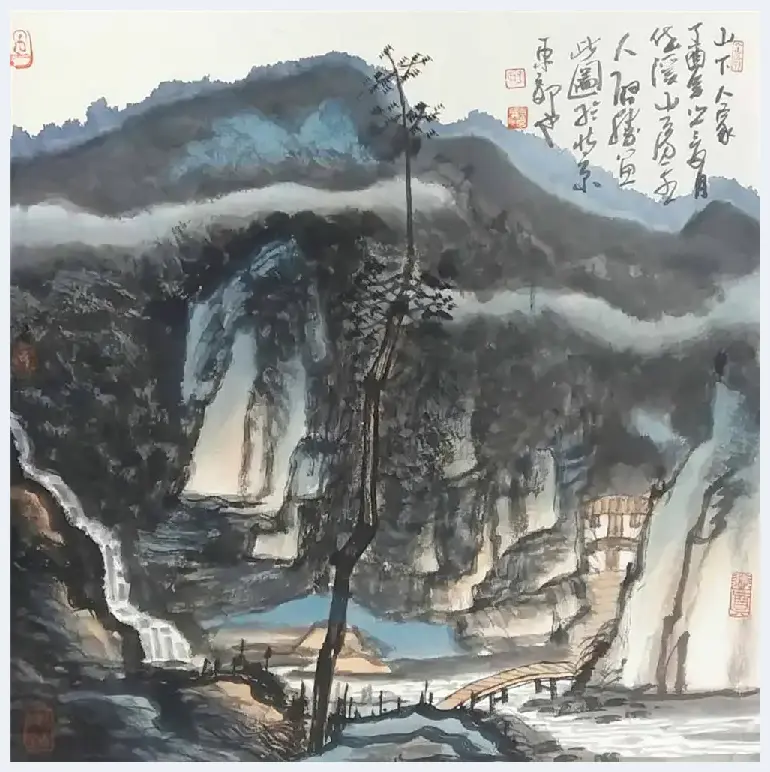 王启胜山水画小品 | 美术资料