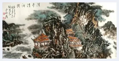 名家经典：方坤山水画作品欣赏 | 艺术科普