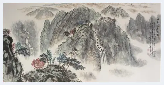 王鸿雁山水画品赏 ——云游山水间 | 美术评论