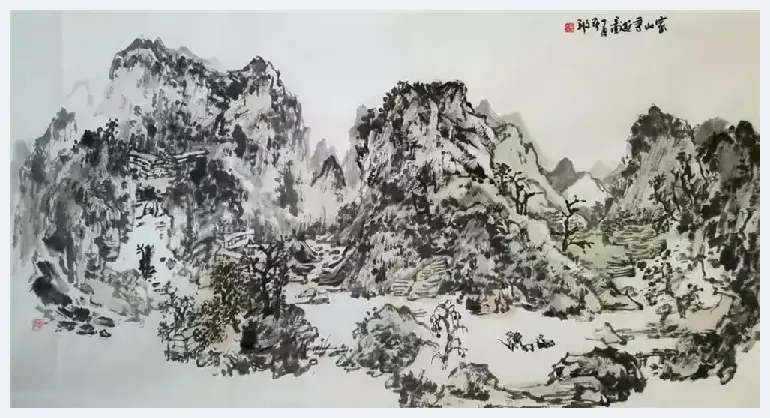 苍浑秀骨，隽朗神发：读张文新的山水作品 | 美术评论