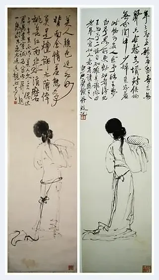 齐白石年逾40后很少画人物 曾绘直立仕女图 | 艺术品百科