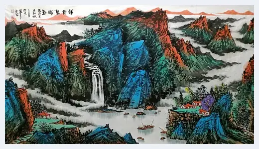 当代著名山水画家马治富作品欣赏 | 美术教学