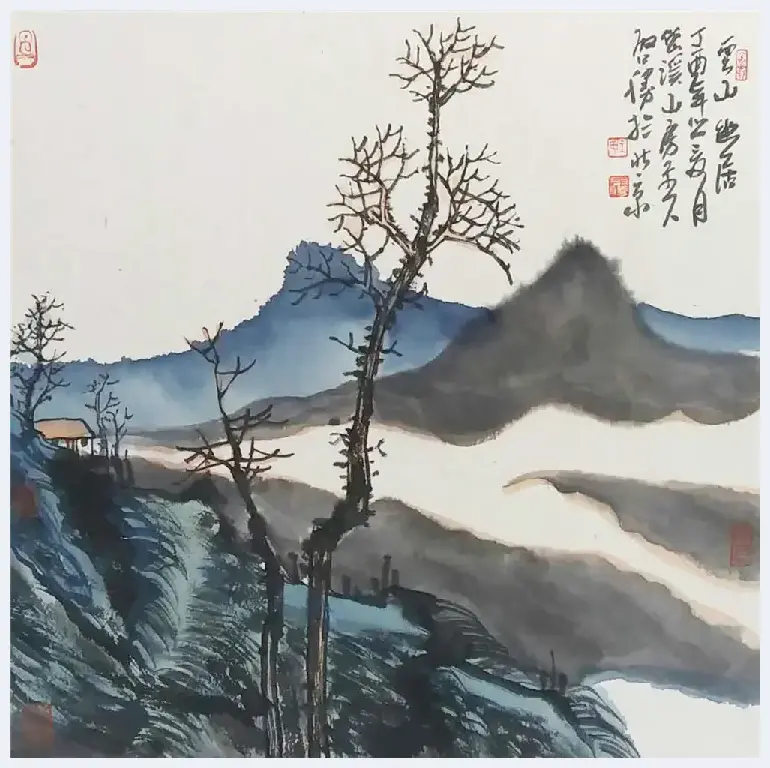 王启胜山水画小品 | 美术资料