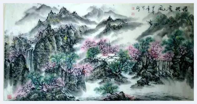 回归自然的心灵－－栾可新山水画色彩浅谈 | 美术知识