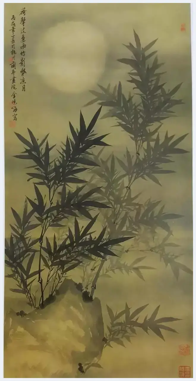 当代著名画家金晓海笔下的竹，千姿百态，禅意十足 | 艺术科普