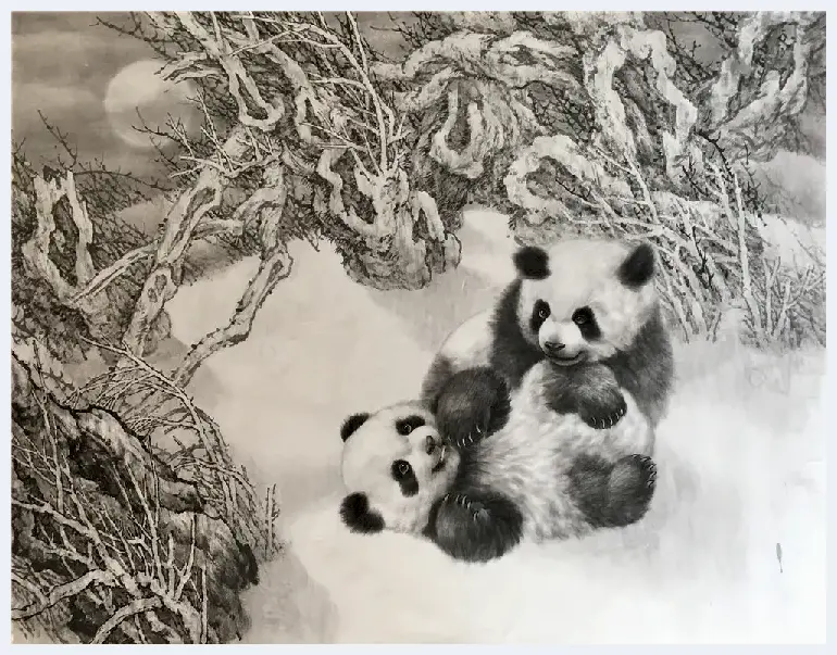 “党旗飘飘”迎七一：任伟国画艺术 | 美术教学