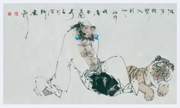 寅虎纳财 鸿虎齐天——著名画家沈风涛作品鉴赏 | 美术知识