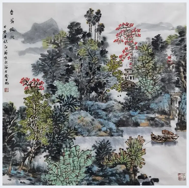 玉兔迎春 丹青贺岁——中国画名家阮江华作品赏析(组图) | 美术百科