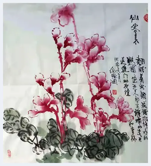 画家徐德润花卉作品赏析 | 美术教学