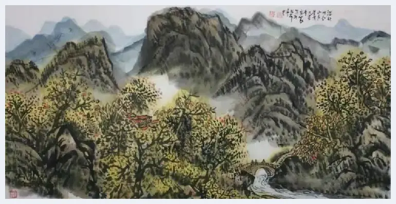 徜徉于心灵与山水之间：读宋智明的山水画 | 艺术美文